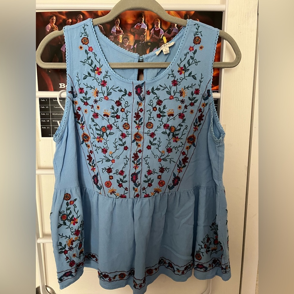 Umgee Peplum Blouse